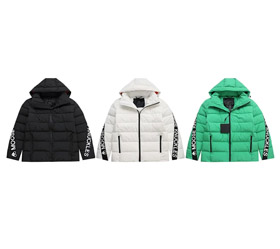Moose Knuckles FW21 Hooded Zipper Long Sleeve Down Jacket-4314