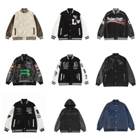 AMIRI Bones Jacket Louis Vuitton LV Fendi badge lapel fitted single-breasted long-sleeved jacket-4331