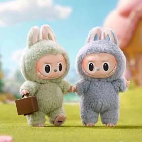 Bubble Mart labubu doll pendant blind box vinyl plush labubu doll bag trinket keychain（23 styles）-2437